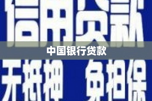 龙山中国银行贷款