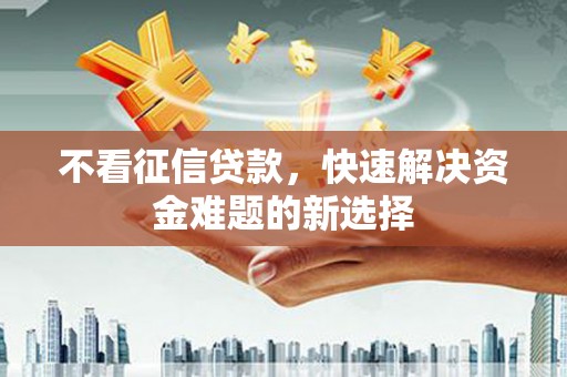 龙山不看征信贷款，快速解决资金难题的新选择
