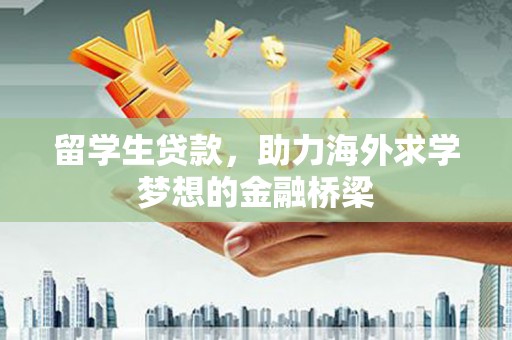 龙山留学生贷款，助力海外求学梦想的金融桥梁