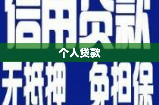 龙山个人贷款