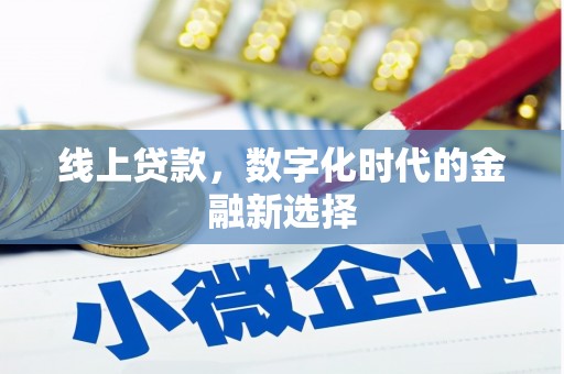 龙山线上贷款，数字化时代的金融新选择