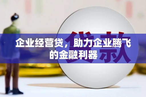 龙山企业经营贷，助力企业腾飞的金融利器