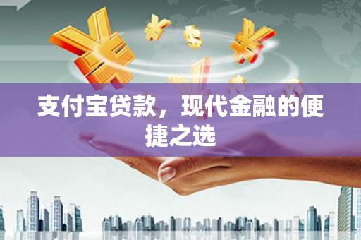 龙山支付宝贷款，现代金融的便捷之选