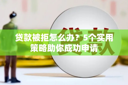 龙山贷款被拒怎么办？5个实用策略助你成功申请
