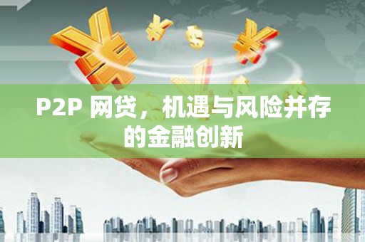 龙山P2P 网贷，机遇与风险并存的金融创新