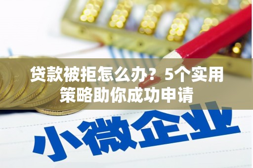 龙山贷款被拒怎么办？5个实用策略助你成功申请