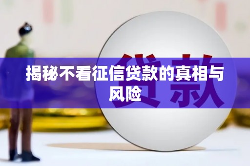 龙山揭秘不看征信贷款的真相与风险