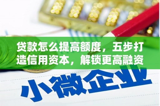 龙山贷款怎么提高额度，五步打造信用资本，解锁更高融资空间