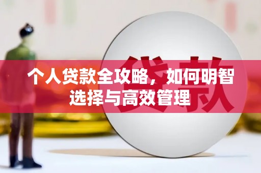 龙山个人贷款全攻略，如何明智选择与高效管理