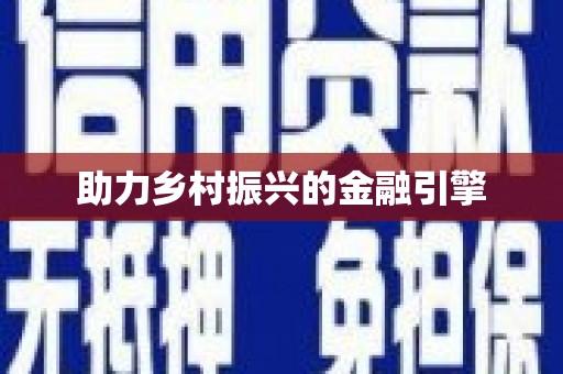龙山助力乡村振兴的金融引擎