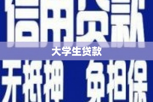 龙山大学生贷款
