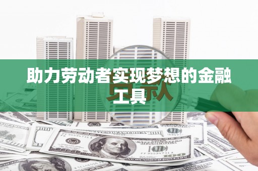龙山助力劳动者实现梦想的金融工具