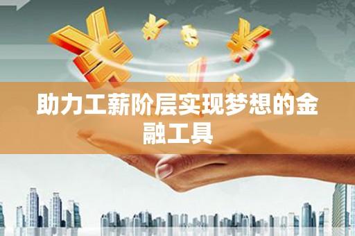 龙山助力工薪阶层实现梦想的金融工具