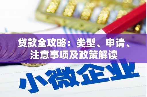 龙山贷款全攻略：类型、申请、注意事项及政策解读
