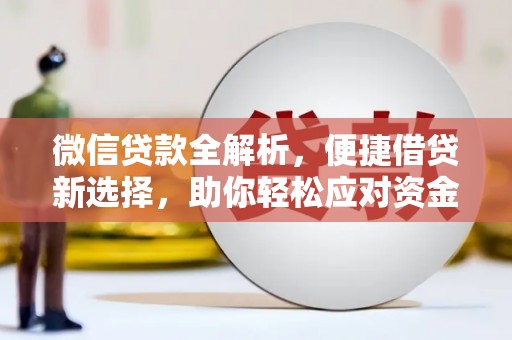 龙山微信贷款全解析，便捷借贷新选择，助你轻松应对资金需求